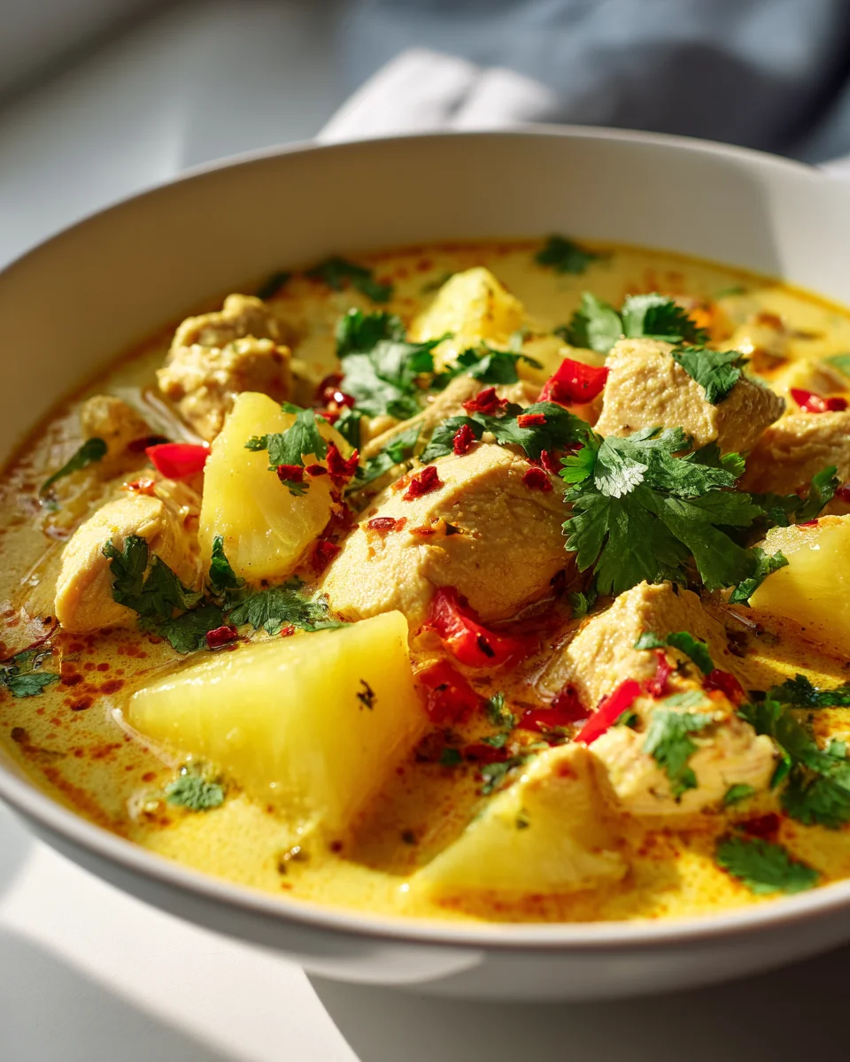 Delicious Coconut Pineapple Chicken Curry Recipe to Try Today