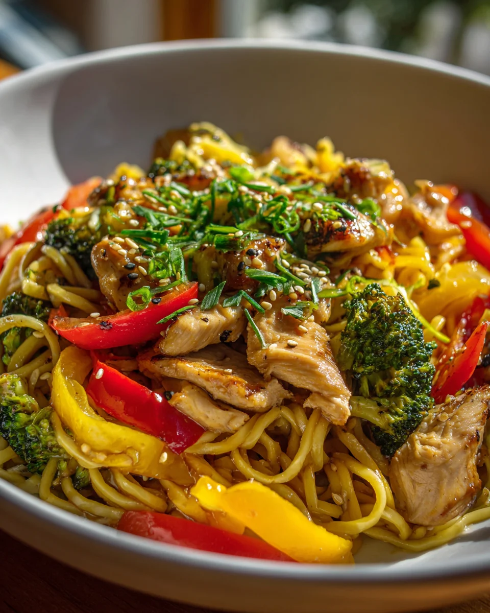 Quick and Aromatic Chicken Teriyaki Noodles Recipe