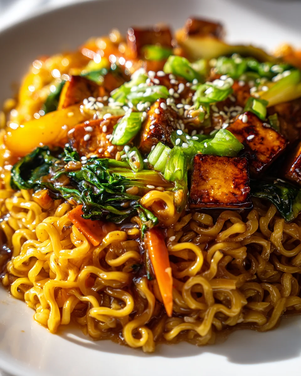 Easy Saucy Vegan Ramen Noodles Recipe for Quick Meals
