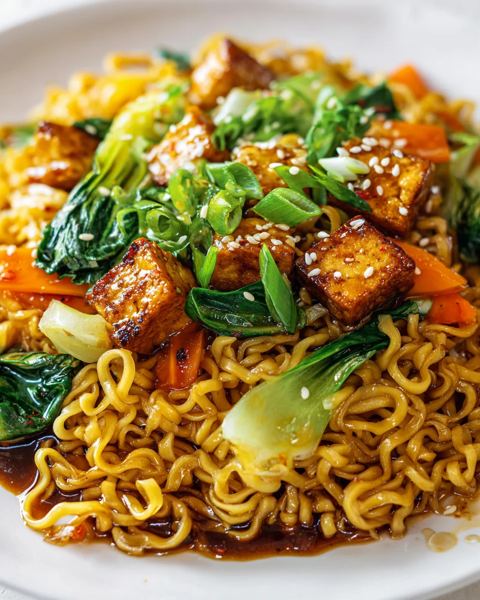Easy Saucy Vegan Ramen Noodles Recipe for Quick Meals