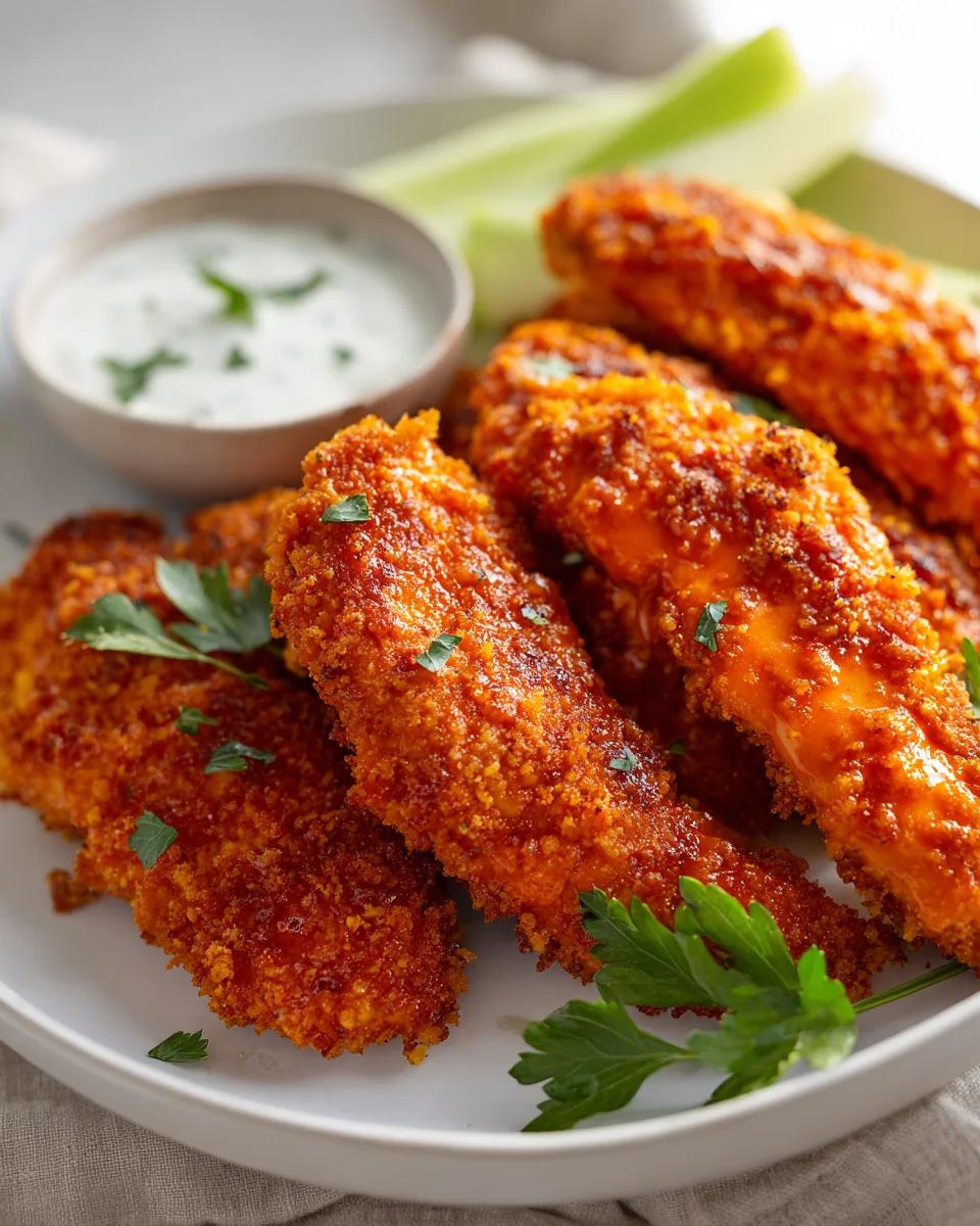 Air Fryer Buffalo Chicken Tenders: Crispy, Spicy & Easy!