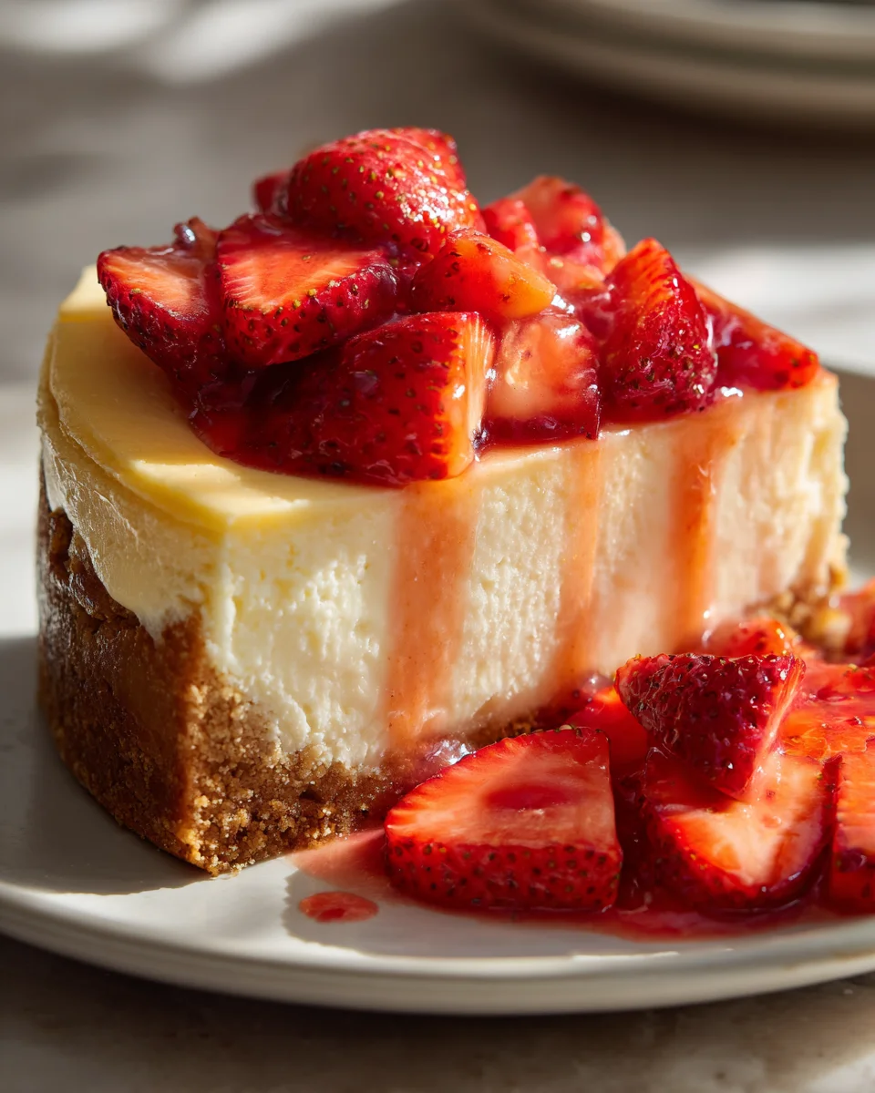 Strawberry Lemonade Cheesecake Recipe: Sweet & Tangy Dessert