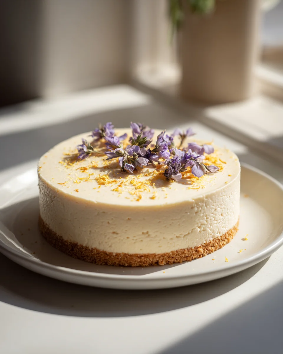 Indulgent Creamy Earl Grey Tea Cheesecake Recipe
