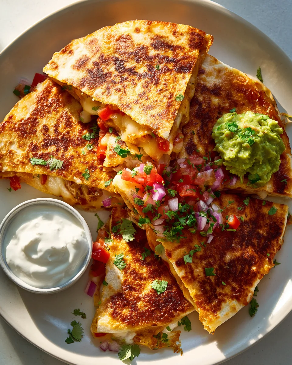 Best Chicken Quesadilla Recipe – So Cheesy & Simple!