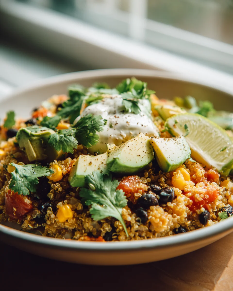 Healthy & Delicious Taco Bowls w/ Cilantro Lime Quinoa