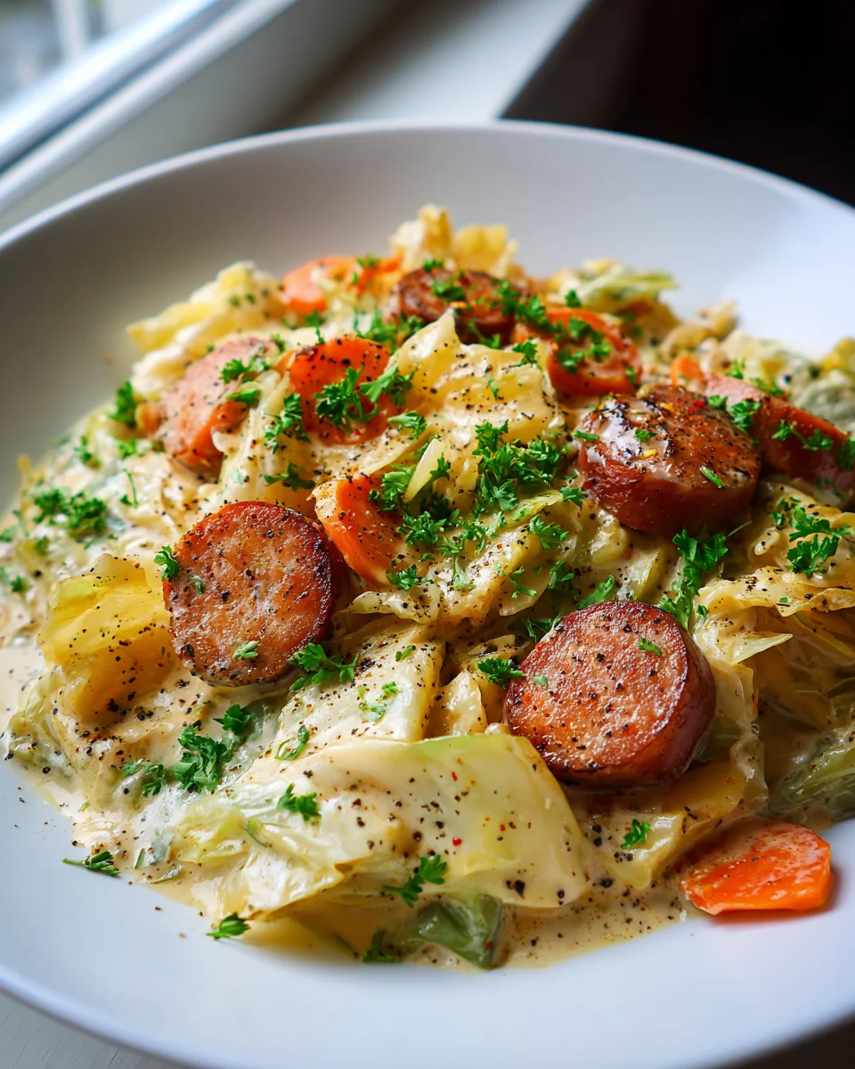 Delicious Creamy Beef and Cabbage Skillet Recipe You’ll Love!