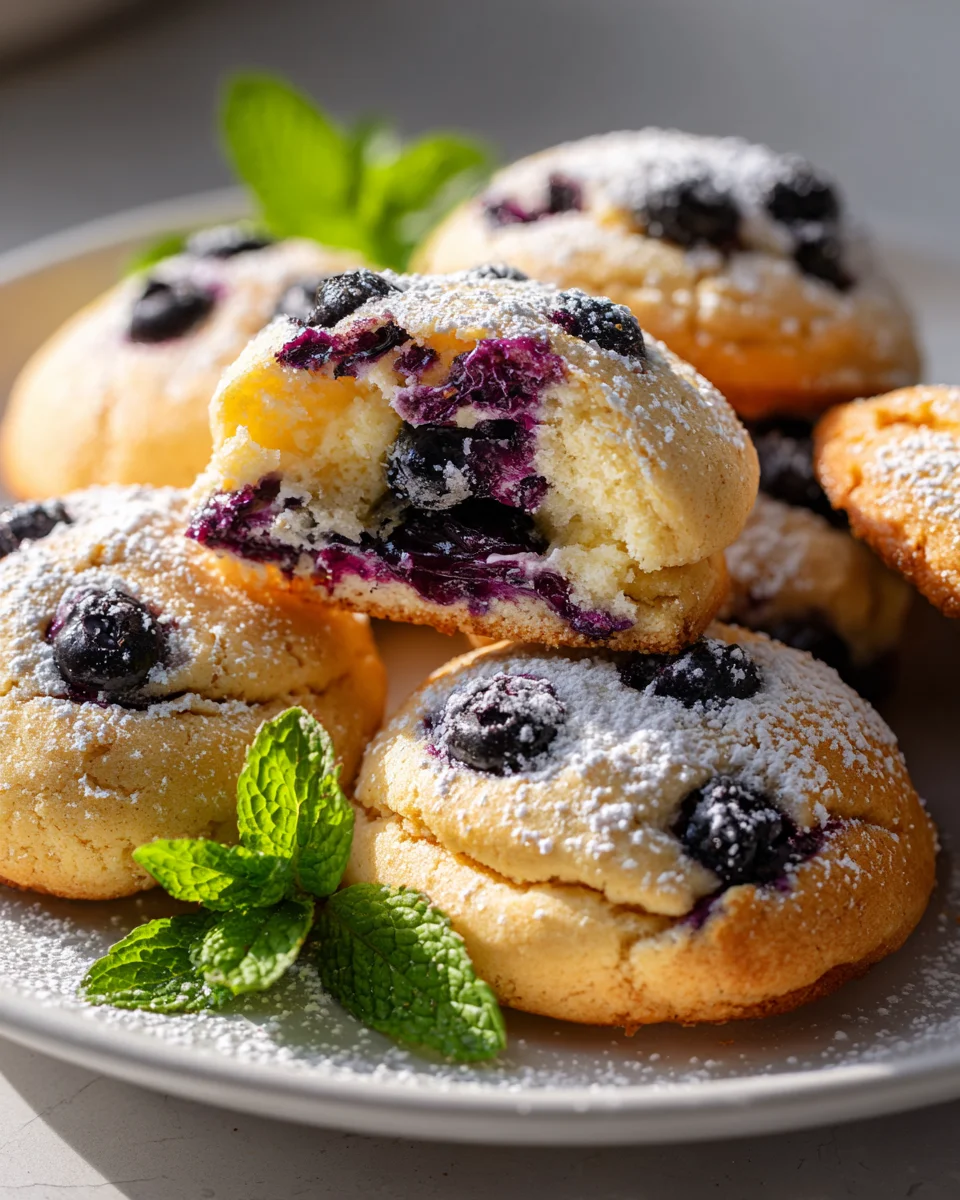 Incredible Blueberry Cheesecake Stuffed Cookies To Make