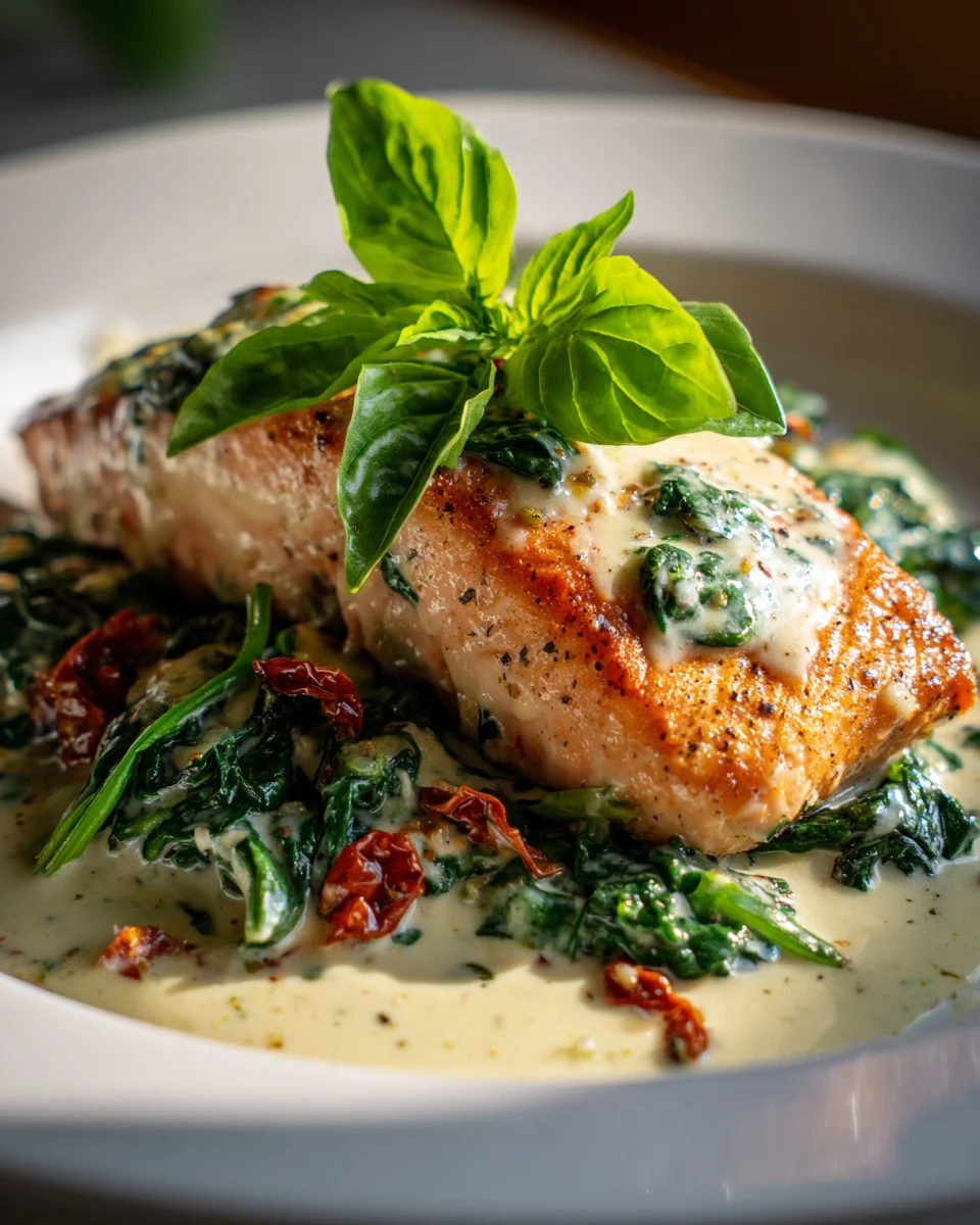 Best Creamy Tuscan Salmon: Spinach & Sun-Dried Tomatoes