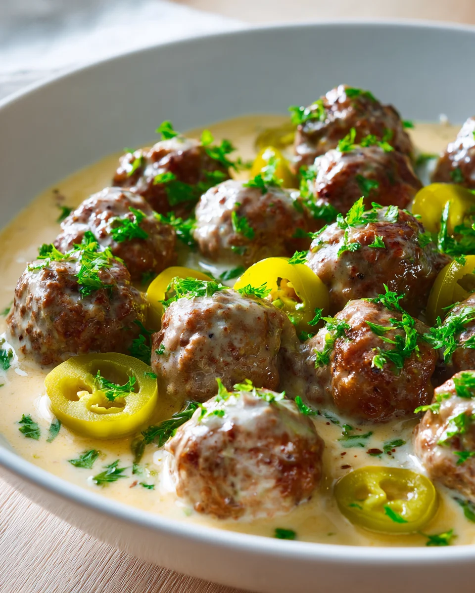 Mississippi Beef Meatball Skillet: Easy Slow Cooker Dinner