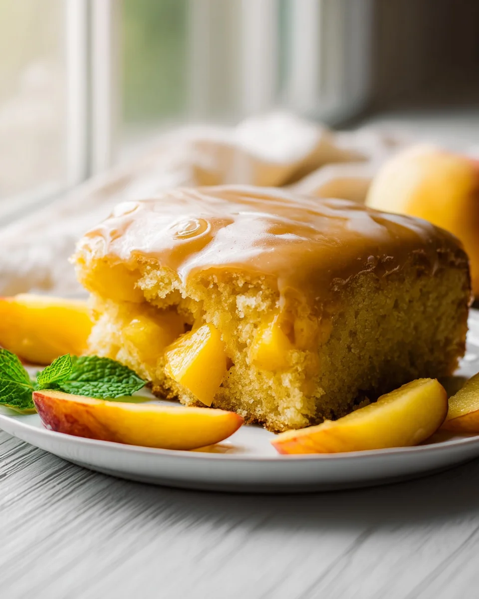 Delicious Brown Sugar Peach Cake Recipe for Summer Treats