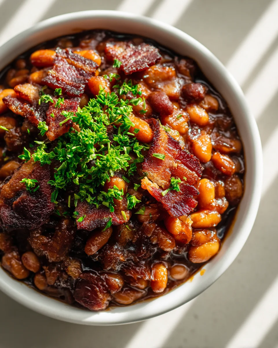 Irresistible Bbq Baked Beans: Brown Sugar & Beef Bacon