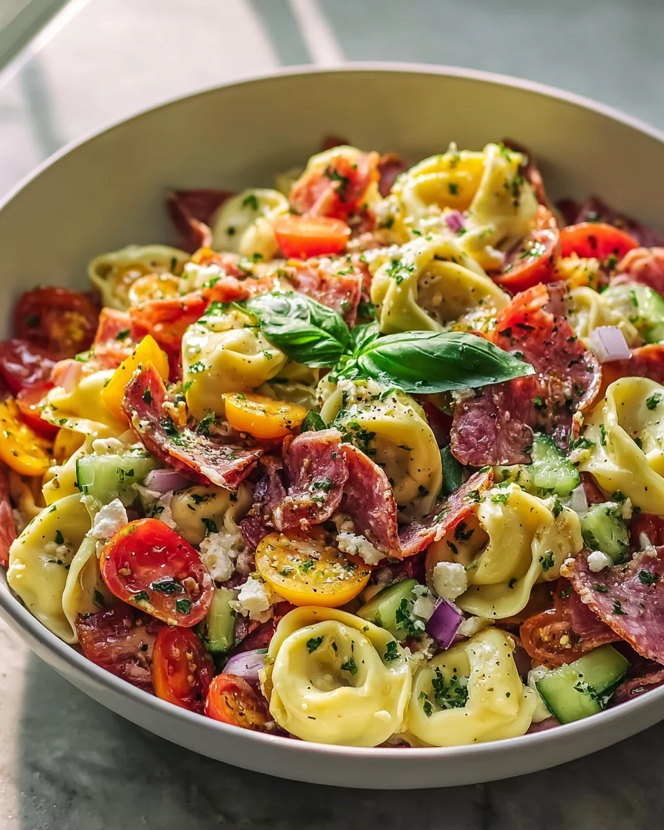 Fresh Grinder Beef Tortellini Salad You'll Crave!