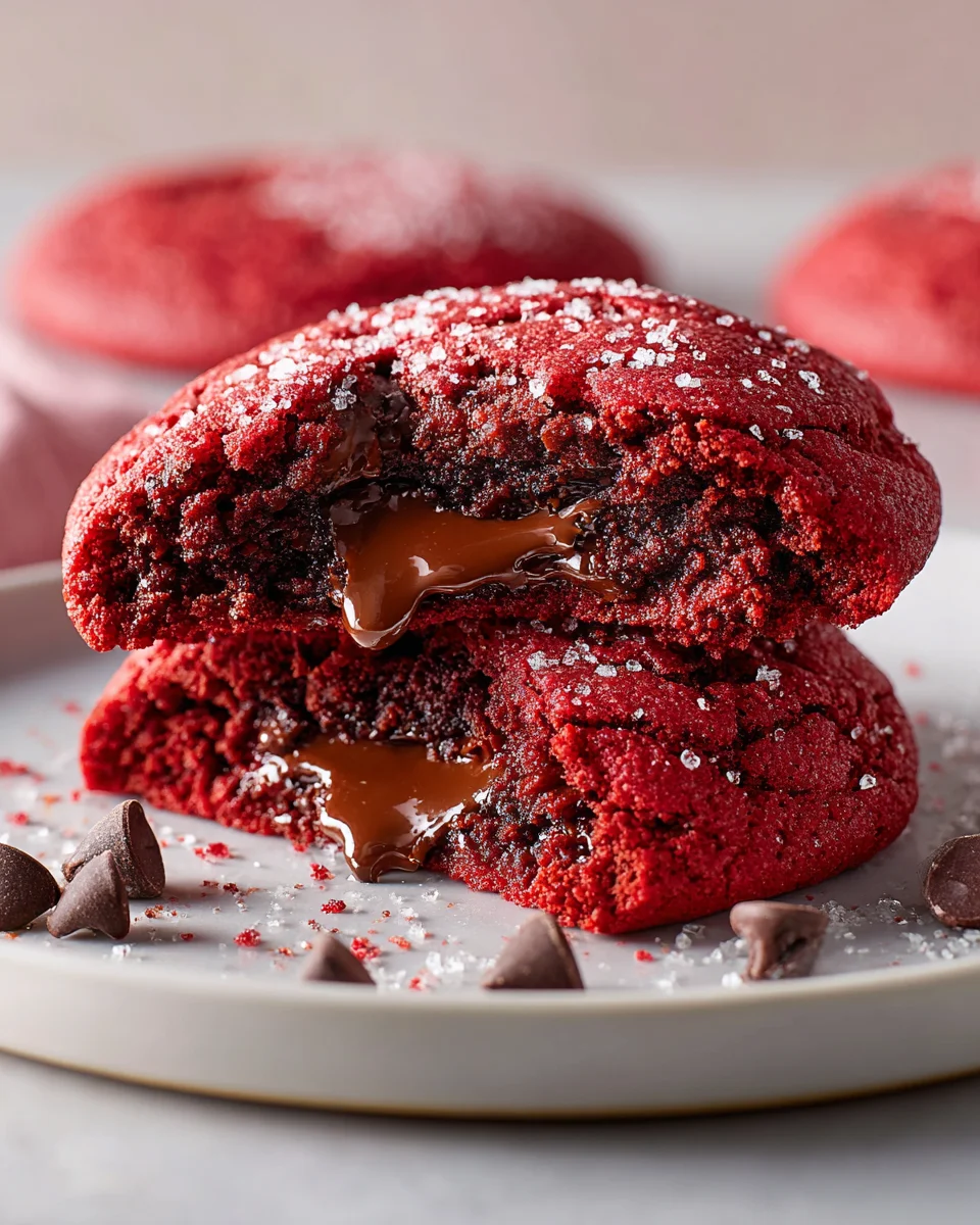 Best Red Velvet Nutella Stuffed Cookies - Ultimate Recipe!