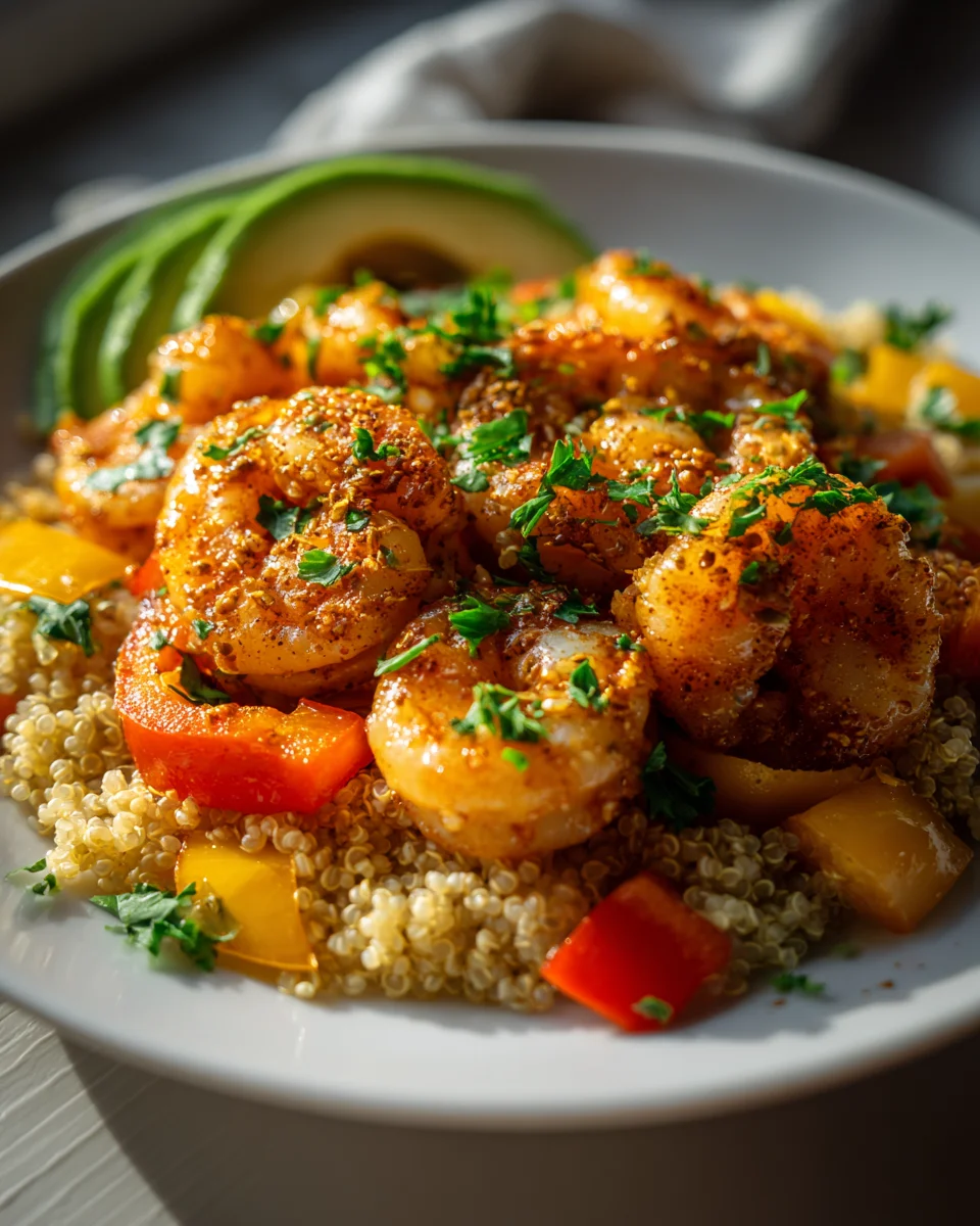 Cajun Shrimp and Quinoa Protein Bowl: Flavorful & Healthy Delight