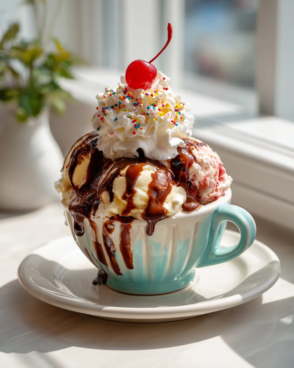 Easy Ice Cream Sundae Helmet Cups: Fun Dessert Recipe