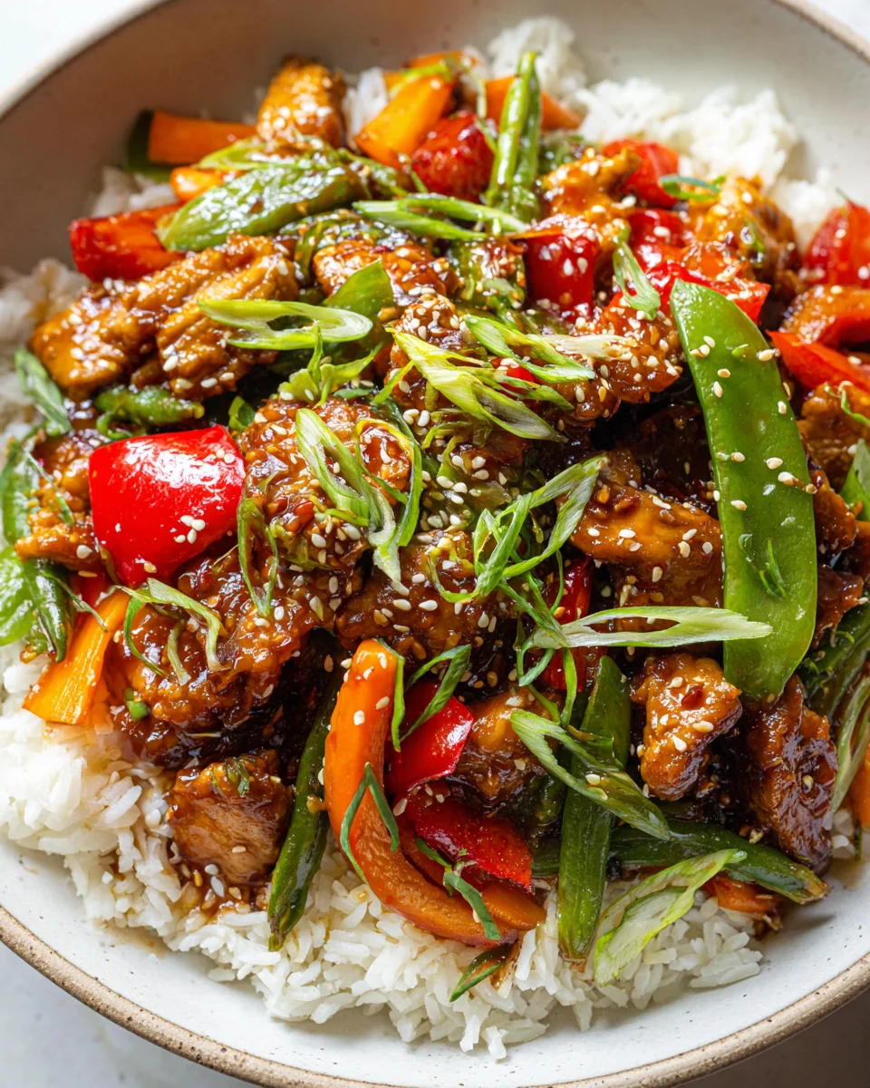 Delicious Teriyaki Chicken Stir Fry Bowl Recipe You’ll Love!