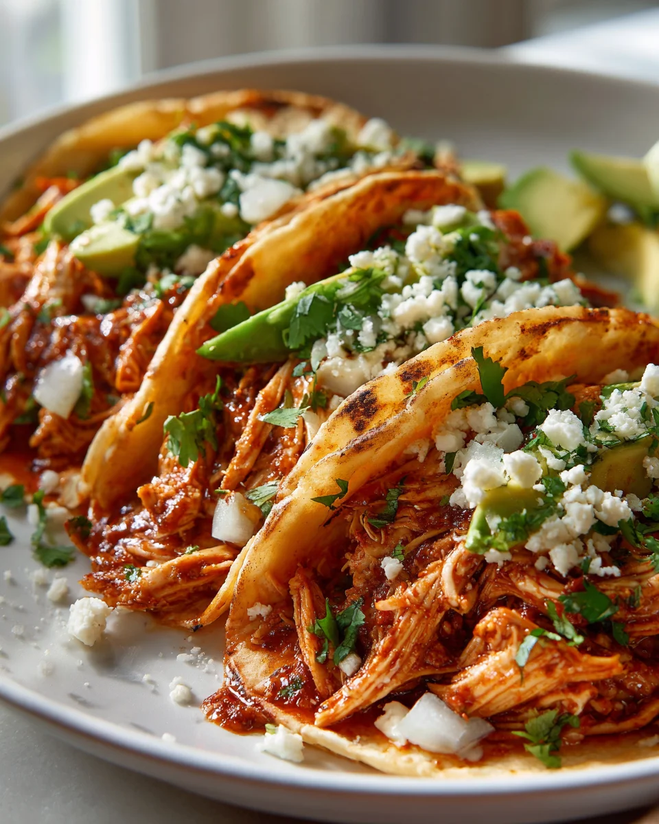 Best Chicken Tinga Tacos: Smoky Chipotle Sauce Flavor