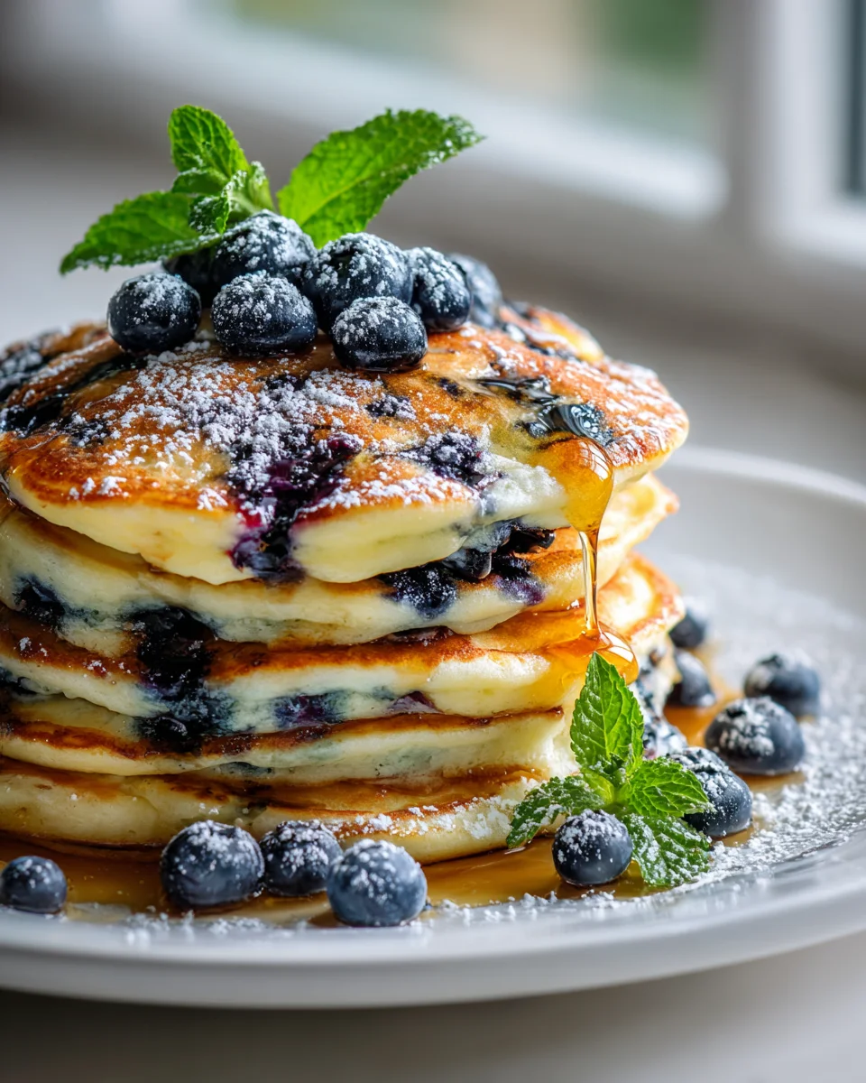 Easy Old Fashioned Blueberry Pancakes - A Fluffy Classic!