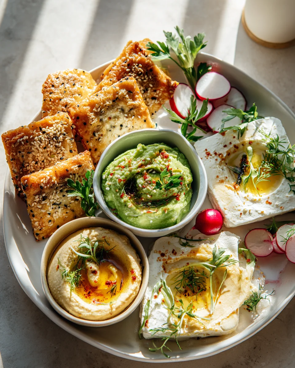 Spring Picnic Snack Board: Delightful Crackers & Spreads!