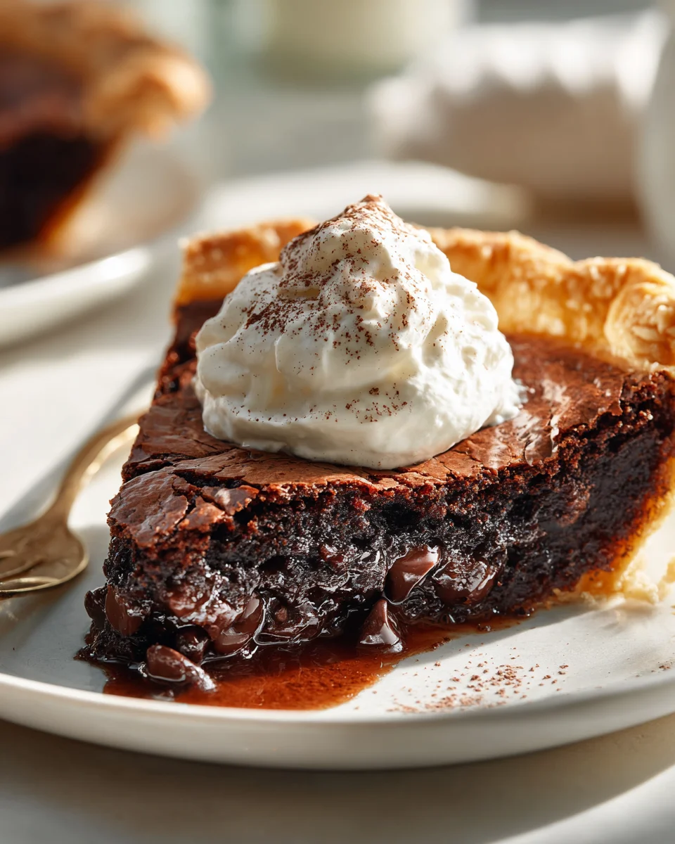 Decadent Gooey Brownie Pie Recipe: So Easy & Delicious