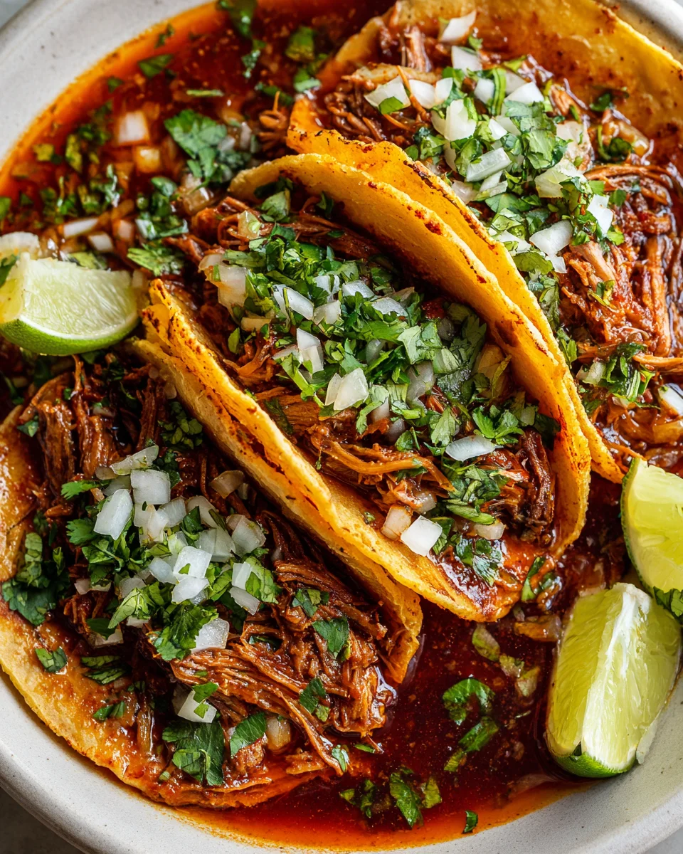 Delicious Crockpot Lamb Birria Tacos Recipe You’ll Love!