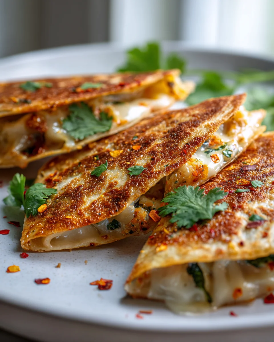 Trader Joe’s Beef Dumpling Quesadillas with Melty Cheese Recipe
