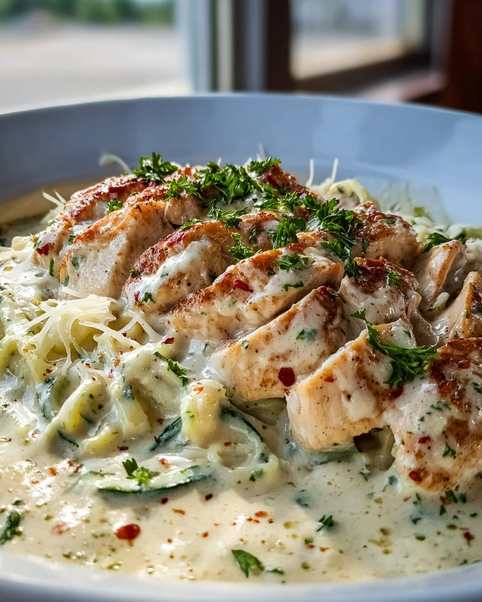 Creamy Keto Chicken Alfredo