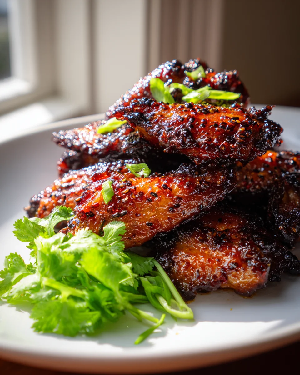 Savory Spicy Black Pepper Chicken Wings Recipe to Impress