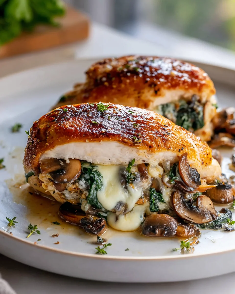 Healthy Mushroom Stuffed Chicken Breast Recipe for a Nutritious Meal