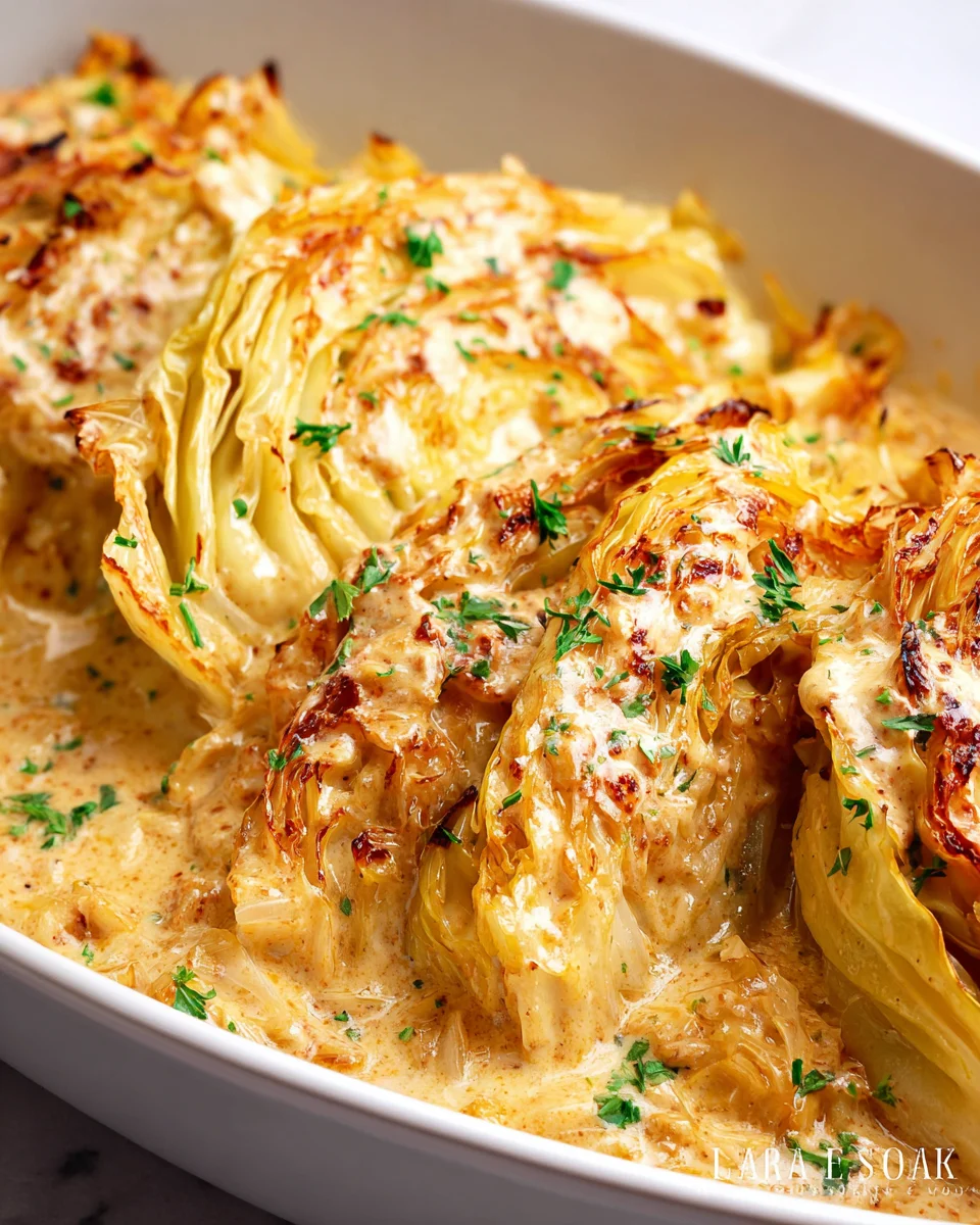 Savory Garlic Butter Cabbage Delights