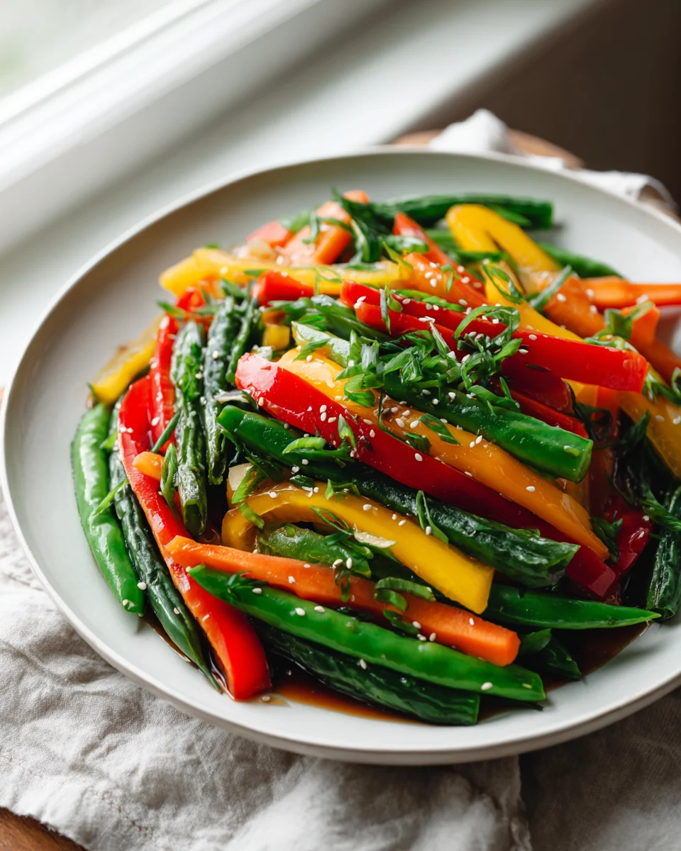 Savory Soy-Sautéed Garden Veggies