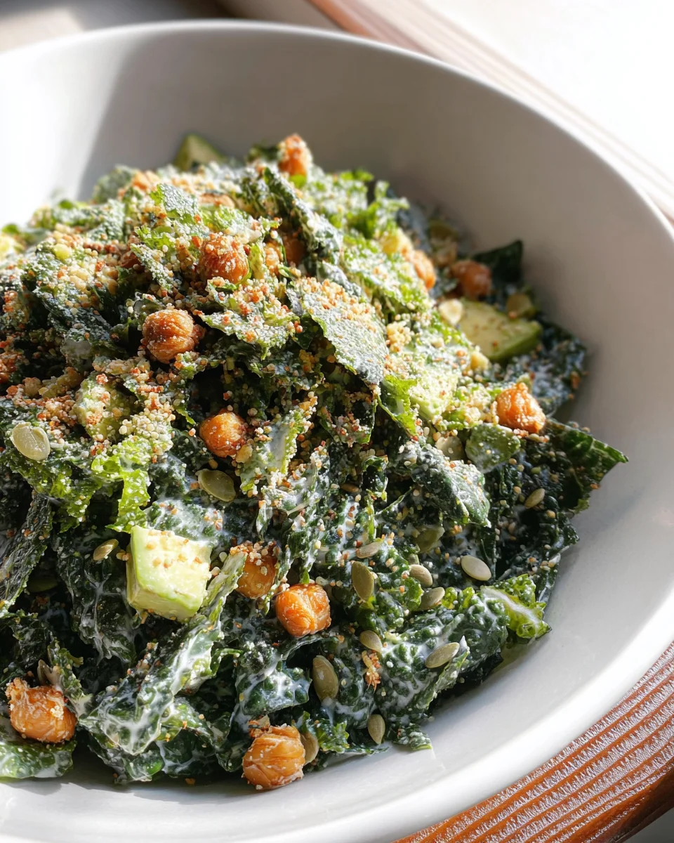 Happy Hormone Vegan Lemon Non-Alcoholic Caesar Salad Recipe