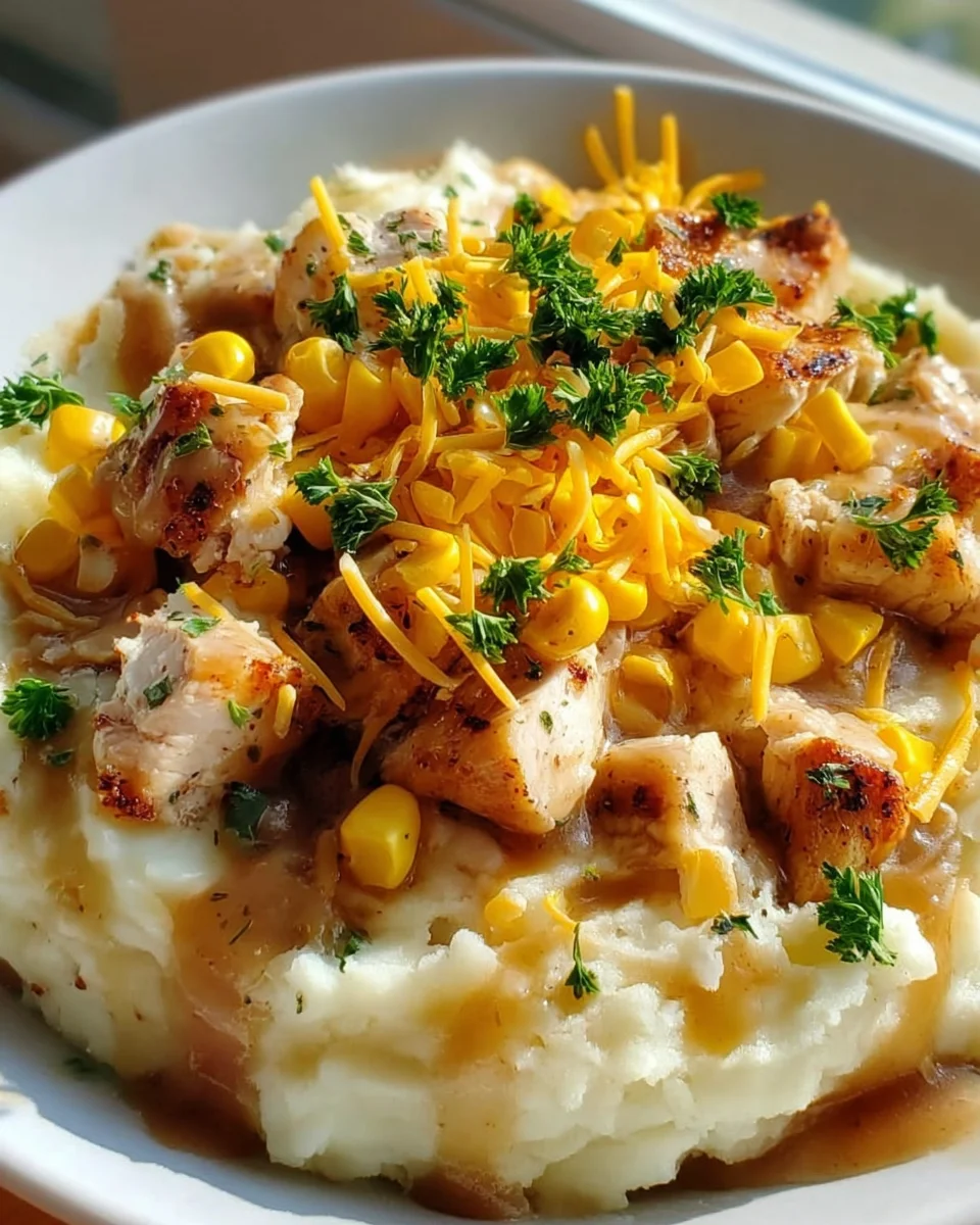 Delicious Chicken Mashed Potato Bowls for Comfort Food Lovers