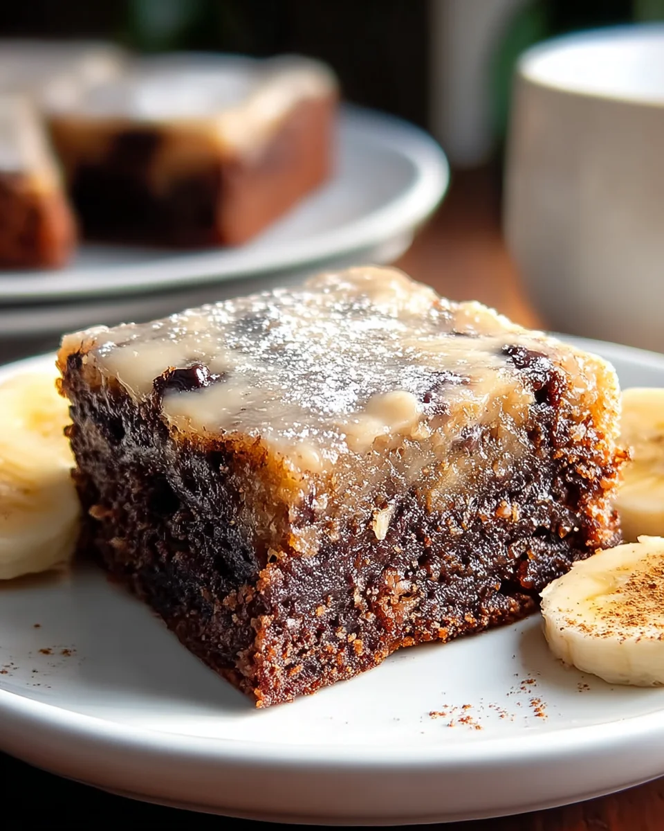 Banana Bread Brownies