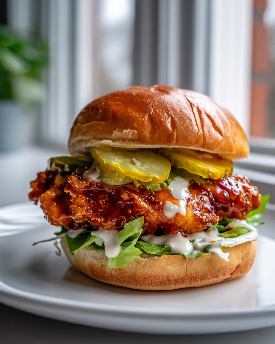 Sweet And Spicy Hot Chicken Sandwich Recipe to Satisfy Cravings