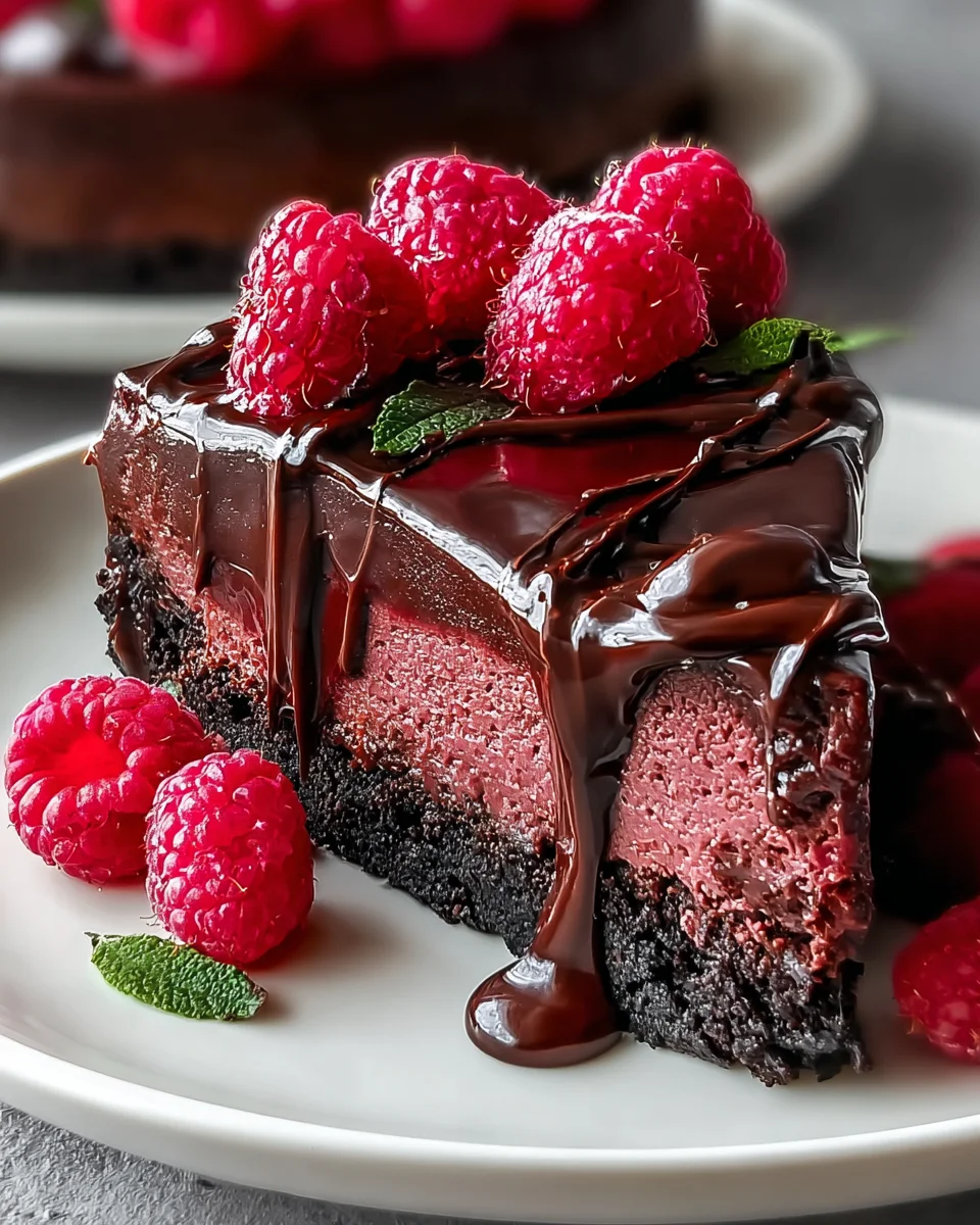 Indulge in Decadent Dark Chocolate Raspberry Cheesecake Recipe