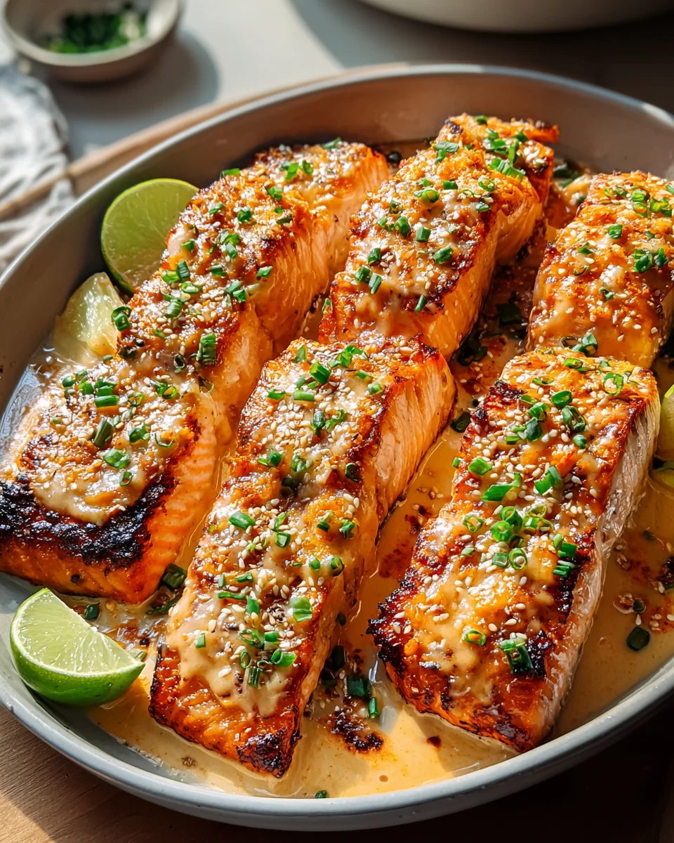 Delicious Bang Bang Salmon Recipe with Spicy Creamy Sauce