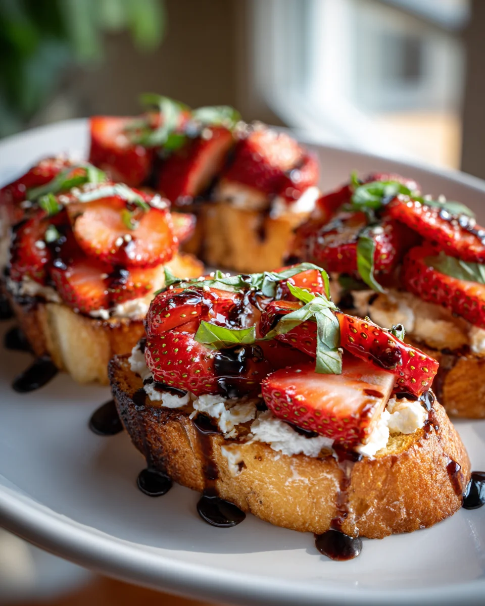 Sweet Strawberry Goat Cheese Delight