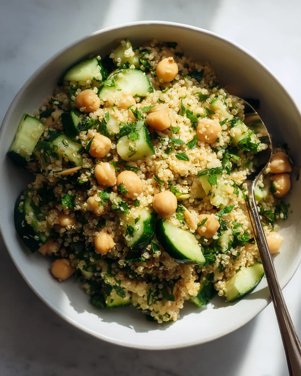 Fresh Herb Quinoa Chickpea Delight