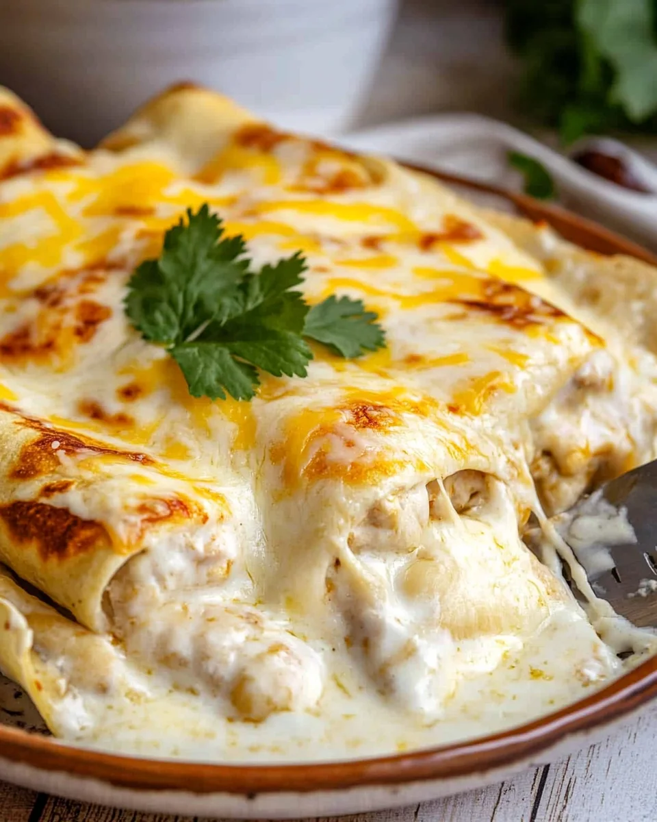 Enchiladas au Poulet Sauce Blanche : la recette crémeuse et gratinée