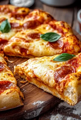 Pain Pizza au Fromage Filant : facile et rapide
