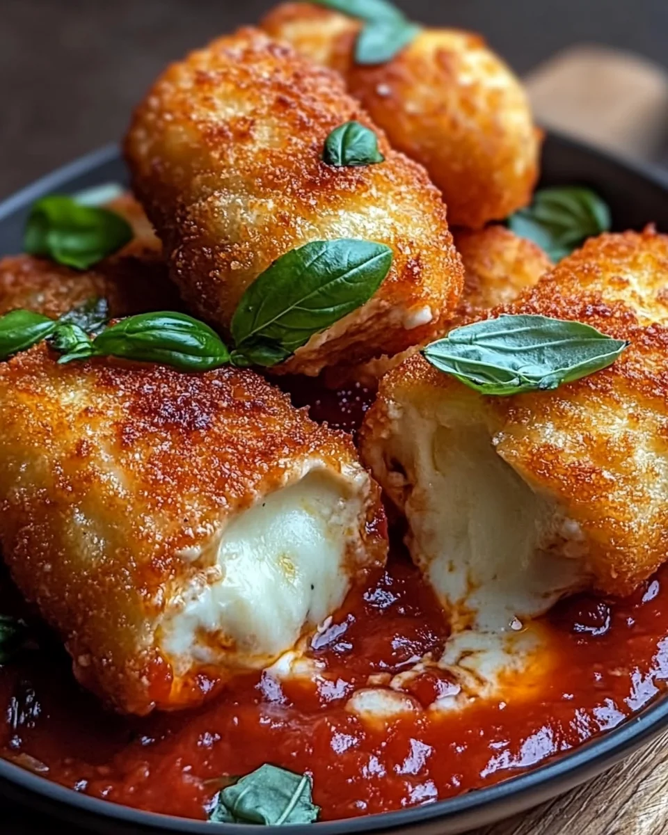 recette mozzarella frite