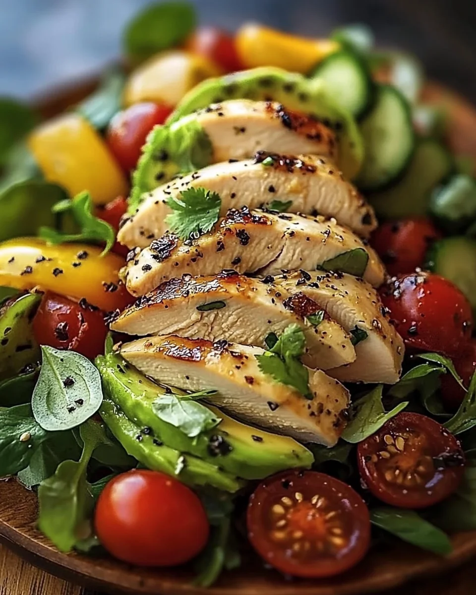 Salade Avocat Poulet Fraîche