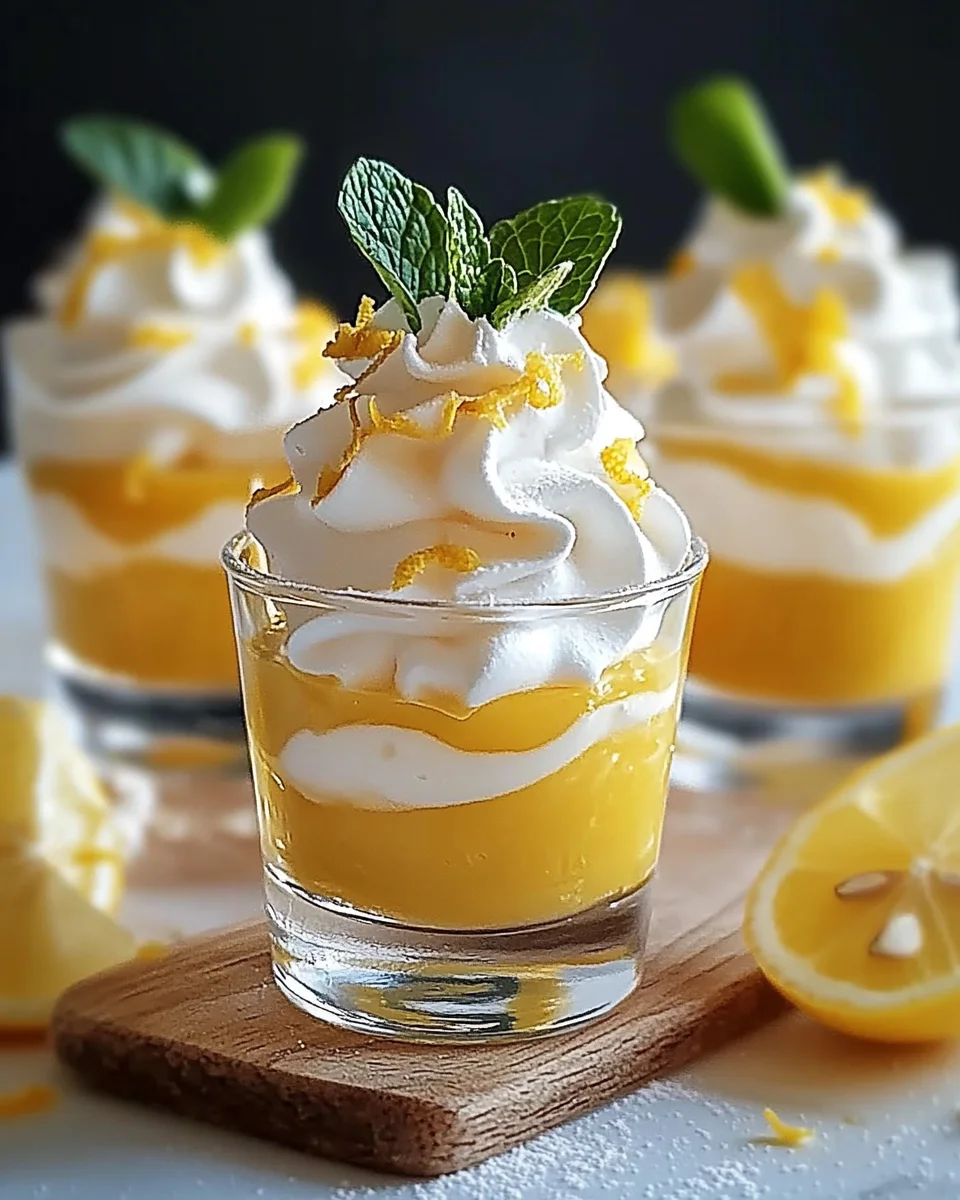 Verrines Citron Meringuée : Dessert Frais Simplifié