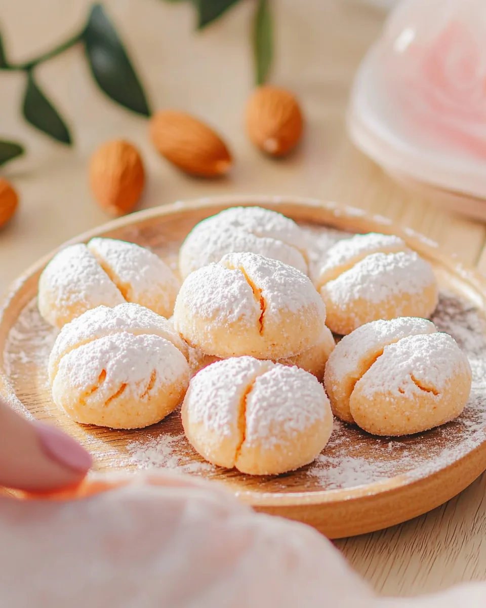 Amaretti biscuits italiens moelleux aux amandes image 2