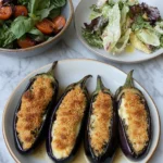 Aubergines Farcies à la Milanaise