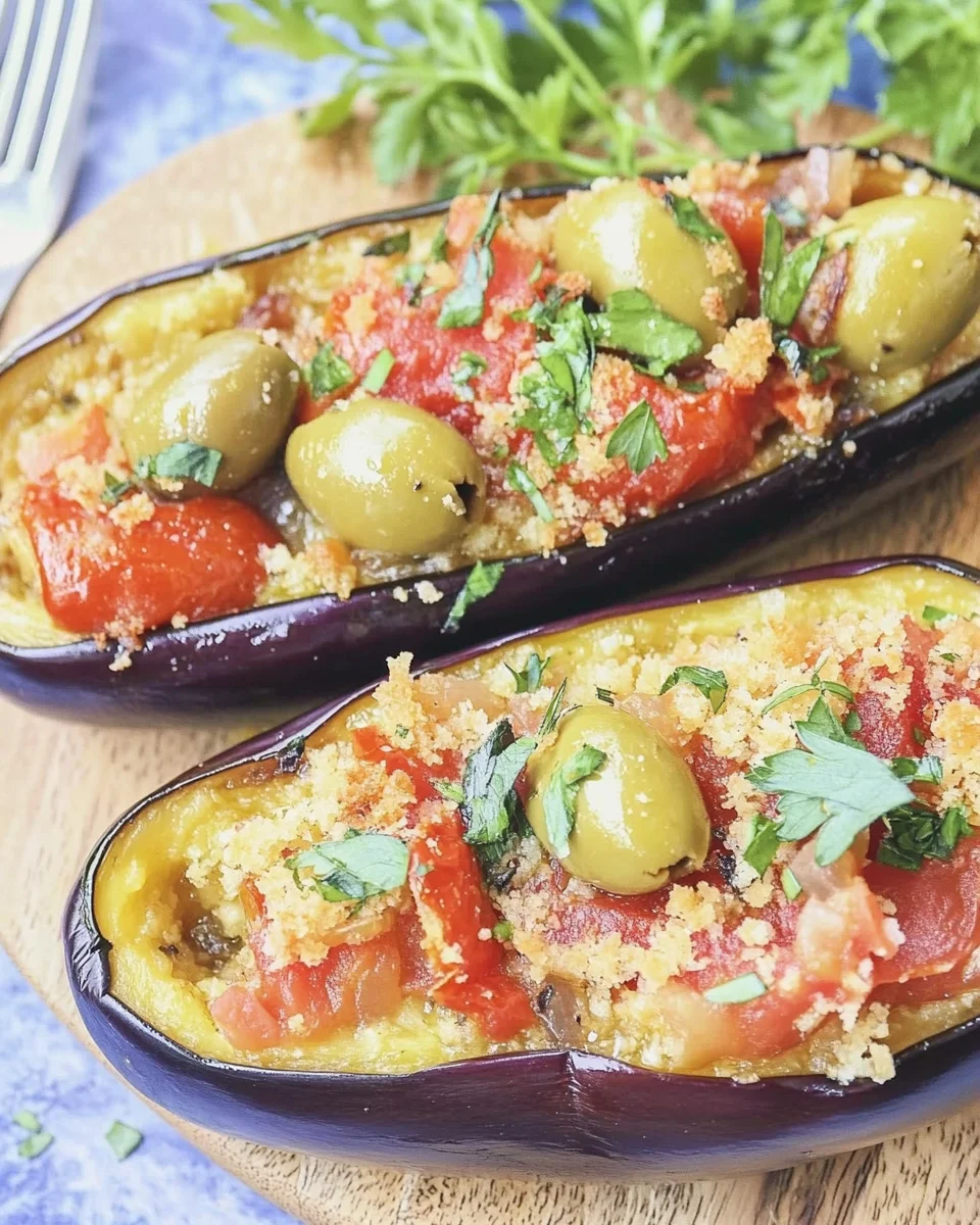Aubergines à la Sarde farcies image 2