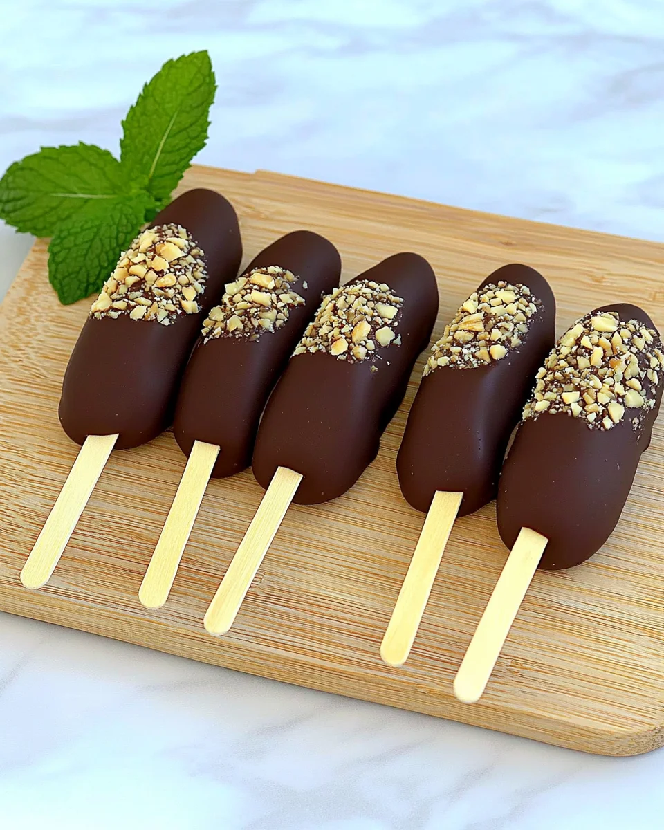 Bananes glacées enrobées de chocolat : une gourmandise facile à 4 ingrédients image 2