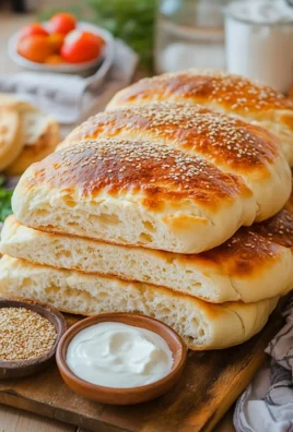 Bazlama pain turc au yaourt moelleux