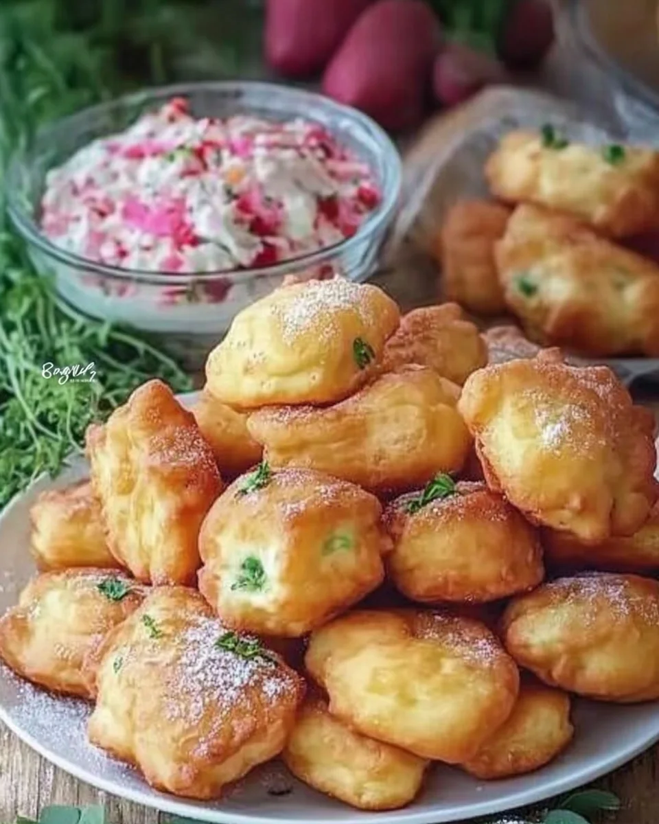 Beignets au fromage végétal